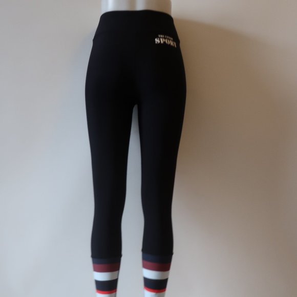 THE UPSIDE SPORT BLACK WHITE RED LEGGINGS 4 * - Picture 10 of 14